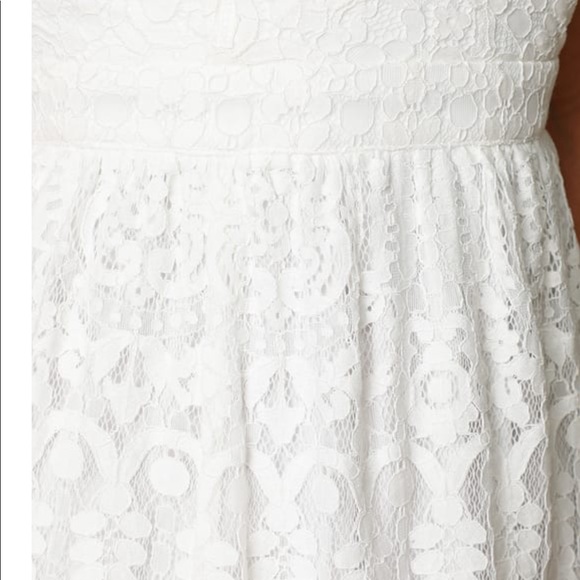 UNENDING LOVE WHITE LACE MAXI DRESS - Picture 4 of 5